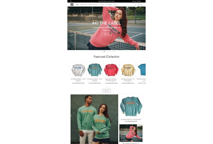 design good looking clothing store for your business